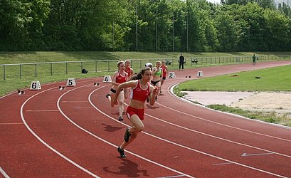 Lena bei den 200 m